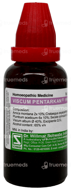 Dr Willmar Schwabe Viscum Pentarkan Ptk 89 Drops 30ml
